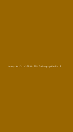 Tampilan Antarmuka Aplikasi Mercyslot Data Sgp Hk Sdy Terlengkap Hari Ini - 3