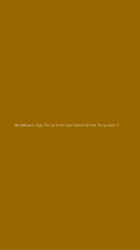 Tampilan Antarmuka Aplikasi Merdekawin App Portal Informasi Game Online Terupdate - 3
