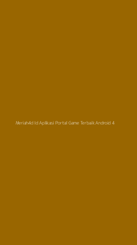 Tampilan Antarmuka Aplikasi Meriah4d Id Aplikasi Portal Game Terbaik Android - 4