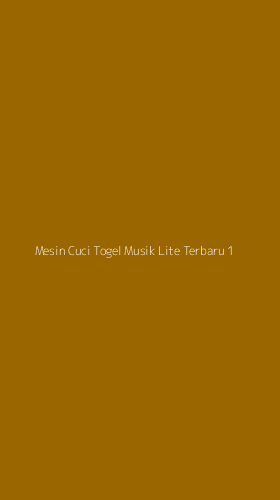 Tampilan Antarmuka Aplikasi Mesin Cuci Togel Musik Lite Terbaru - 1