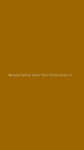 Tampilan Antarmuka Aplikasi Meta4d Daftar Akun Toto Online Resmi - 4