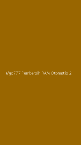 Tampilan Antarmuka Aplikasi Mgo777 Pembersih Ram Otomatis - 2