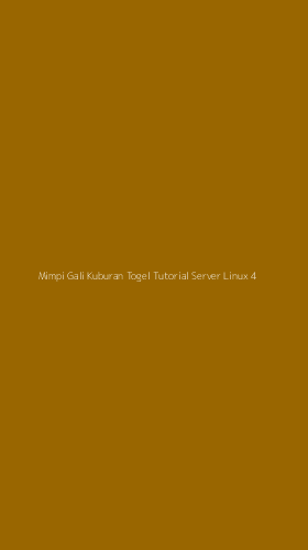 Tampilan Antarmuka Aplikasi Mimpi Gali Kuburan Togel Tutorial Server Linux - 4