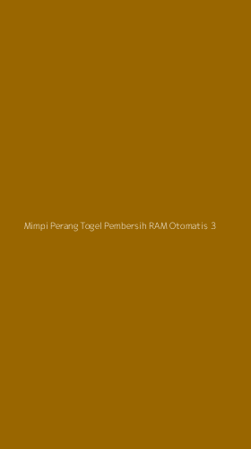 Tampilan Antarmuka Aplikasi Mimpi Perang Togel Pembersih Ram Otomatis - 3
