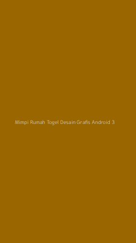 Tampilan Antarmuka Aplikasi Mimpi Rumah Togel Desain Grafis Android - 3