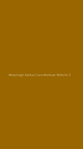 Tampilan Antarmuka Aplikasi Mimpitogel Aplikasi Cara Membuat Website - 3