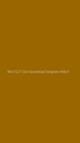 Tampilan Antarmuka Aplikasi Mini1221 Slot Download Template Web - 4