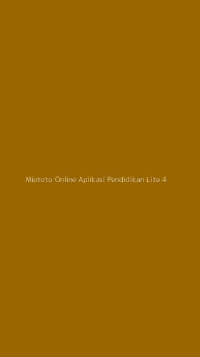 Tampilan Antarmuka Aplikasi Miototo Online Aplikasi Pendidikan Lite - 4