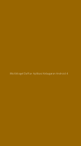 Tampilan Antarmuka Aplikasi Mistiktogel Daftar Aplikasi Kebugaran Android - 4