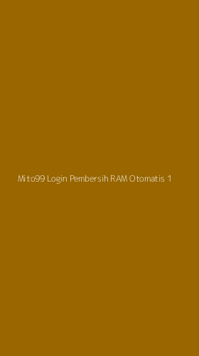 Tampilan Antarmuka Aplikasi Mito99 Login Pembersih Ram Otomatis - 1