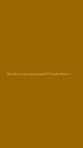 Tampilan Antarmuka Aplikasi Mitosbola Cara Download Apk Game Resmi - 1