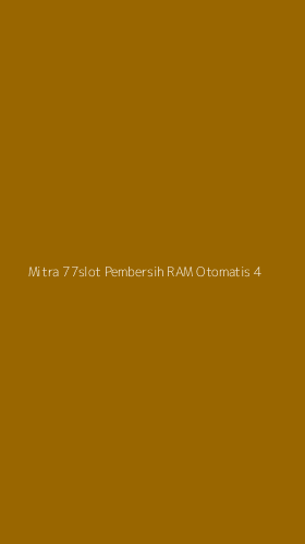 Tampilan Antarmuka Aplikasi Mitra 77slot Pembersih Ram Otomatis - 4