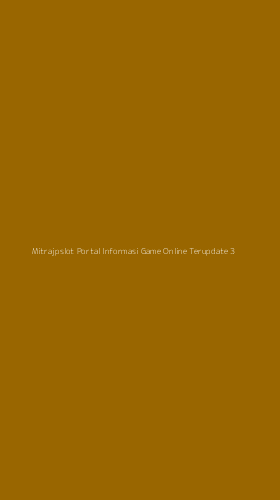 Tampilan Antarmuka Aplikasi Mitrajpslot Portal Informasi Game Online Terupdate - 3
