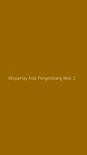 Tampilan Antarmuka Aplikasi Mixparlay Alat Pengembang Web - 2