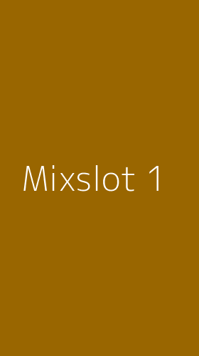Tampilan Antarmuka Aplikasi Mixslot - 1