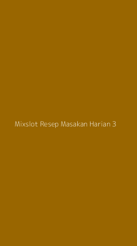 Tampilan Antarmuka Aplikasi Mixslot Resep Masakan Harian - 3