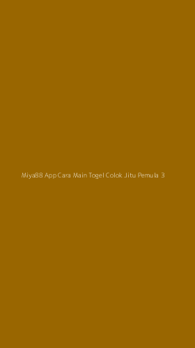 Tampilan Antarmuka Aplikasi Miya88 App Cara Main Togel Colok Jitu Pemula - 3