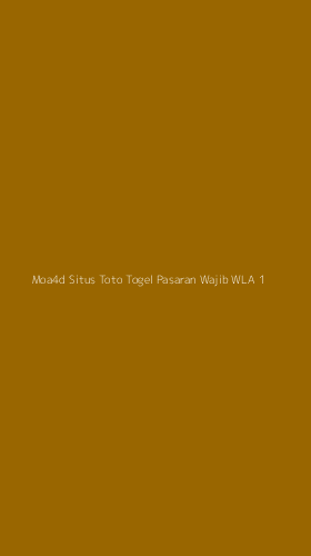 Tampilan Antarmuka Aplikasi Moa4d Situs Toto Togel Pasaran Wajib Wla - 1
