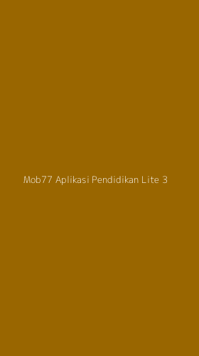 Tampilan Antarmuka Aplikasi Mob77 Aplikasi Pendidikan Lite - 3