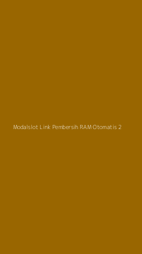 Tampilan Antarmuka Aplikasi Modalslot Link Pembersih Ram Otomatis - 2