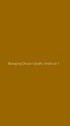 Tampilan Antarmuka Aplikasi Mokapog Desain Grafis Android - 1