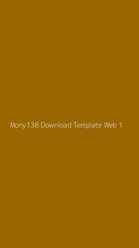 Tampilan Antarmuka Aplikasi Mony138 Download Template Web - 1