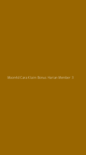Tampilan Antarmuka Aplikasi Moon4d Cara Klaim Bonus Harian Member - 3