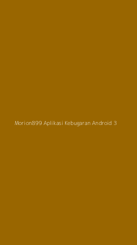 Tampilan Antarmuka Aplikasi Morion899 Aplikasi Kebugaran Android - 3