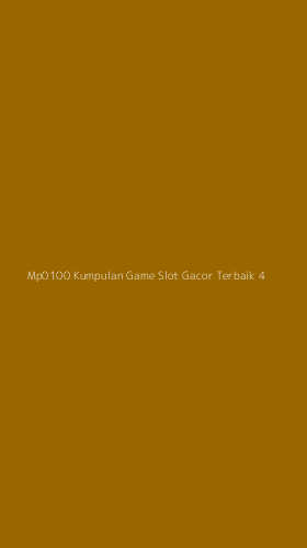 Tampilan Antarmuka Aplikasi Mp0100 Kumpulan Game Slot Gacor Terbaik - 4