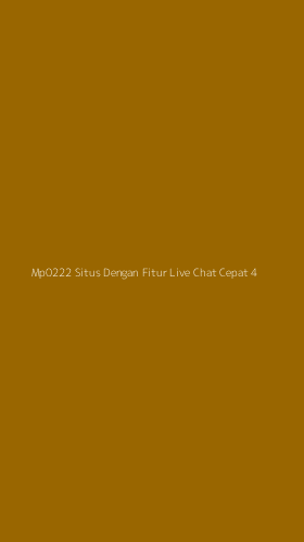 Tampilan Antarmuka Aplikasi Mp0222 Situs Dengan Fitur Live Chat Cepat - 4