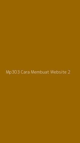 Tampilan Antarmuka Aplikasi Mp303 Cara Membuat Website - 2