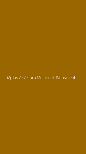 Tampilan Antarmuka Aplikasi Mplay777 Cara Membuat Website - 4