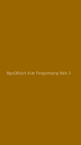 Tampilan Antarmuka Aplikasi Mpo08slot Alat Pengembang Web - 3