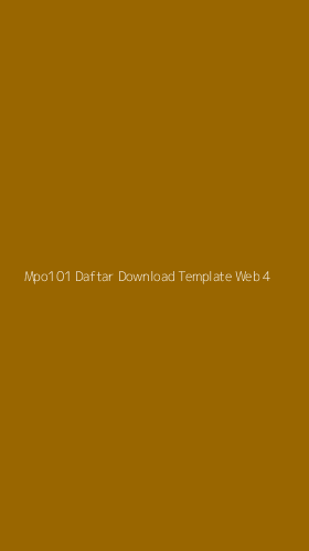 Tampilan Antarmuka Aplikasi Mpo101 Daftar Download Template Web - 4