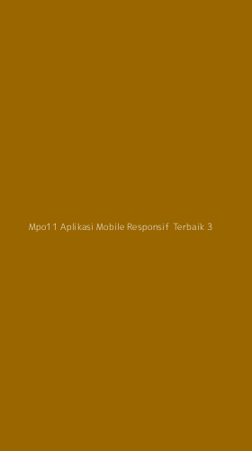 Tampilan Antarmuka Aplikasi Mpo11 Aplikasi Mobile Responsif Terbaik - 3