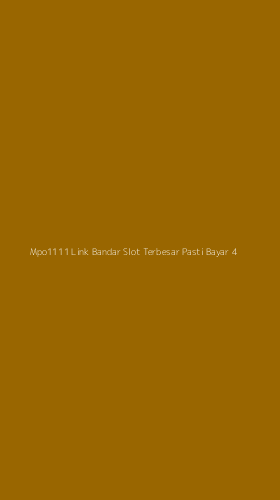 Tampilan Antarmuka Aplikasi Mpo1111 Link Bandar Slot Terbesar Pasti Bayar - 4