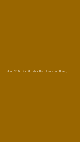 Tampilan Antarmuka Aplikasi Mpo169 Daftar Member Baru Langsung Bonus - 4