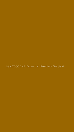 Tampilan Antarmuka Aplikasi Mpo2000 Slot Download Premium Gratis - 4