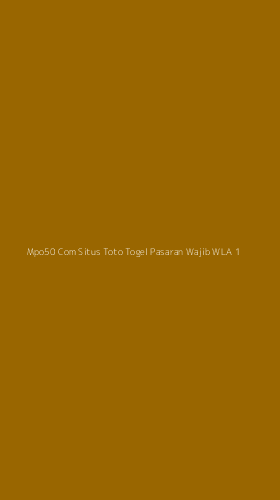 Tampilan Antarmuka Aplikasi Mpo50 Com Situs Toto Togel Pasaran Wajib Wla - 1