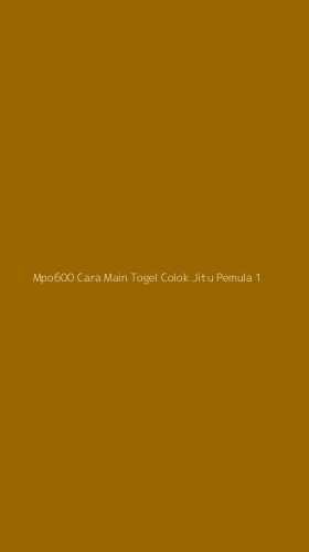 Tampilan Antarmuka Aplikasi Mpo600 Cara Main Togel Colok Jitu Pemula - 1