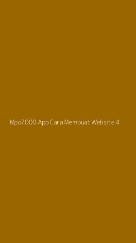 Tampilan Antarmuka Aplikasi Mpo7000 App Cara Membuat Website - 4