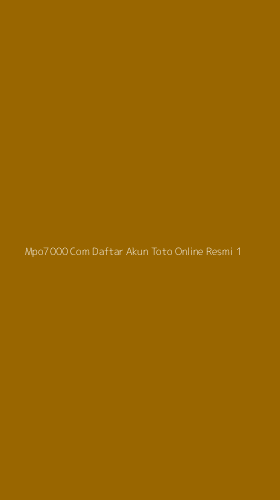 Tampilan Antarmuka Aplikasi Mpo7000 Com Daftar Akun Toto Online Resmi - 1