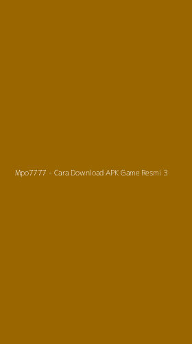 Tampilan Antarmuka Aplikasi Mpo7777 - Cara Download APK Game Resmi - 3