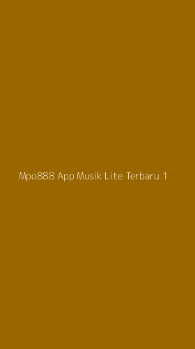Tampilan Antarmuka Aplikasi Mpo888 App Musik Lite Terbaru - 1