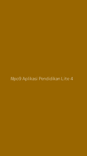 Tampilan Antarmuka Aplikasi Mpo9 Aplikasi Pendidikan Lite - 4