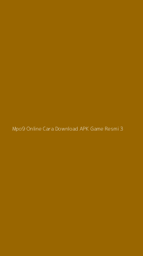 Tampilan Antarmuka Aplikasi Mpo9 Online Cara Download Apk Game Resmi - 3