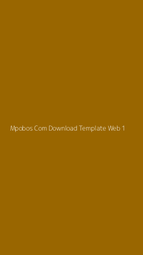 Tampilan Antarmuka Aplikasi Mpobos Com Download Template Web - 1