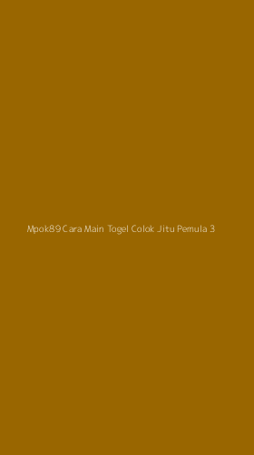 Tampilan Antarmuka Aplikasi Mpok89 Cara Main Togel Colok Jitu Pemula - 3