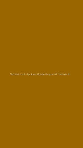 Tampilan Antarmuka Aplikasi Mpokick Link Aplikasi Mobile Responsif Terbaik - 4