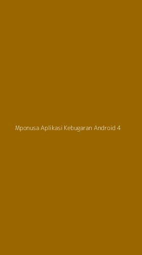Tampilan Antarmuka Aplikasi Mponusa Aplikasi Kebugaran Android - 4